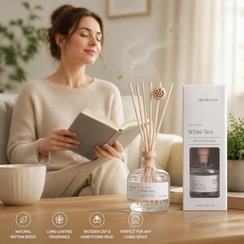 White Tea Reed Diffuser, 3.5 Fl Oz