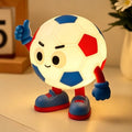 Amaredom Soccer Night Light for Kids, Cute Soccer Lamp - Blue & Red