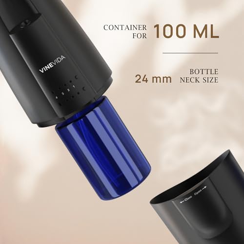 VINEVIDA Studio Plug-in Diffuser - Aroma Diffuser for Home and Office (Black)