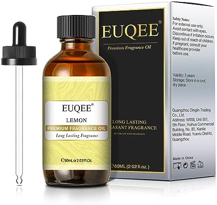 EUQEE Lemon Fragrance Oil for Soap Making, Spray 2.02 Fl oz/ 60ML