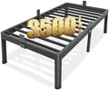 18 Inch Twin XL Metal Bed Frame with Round Corner,Mattress Stopper