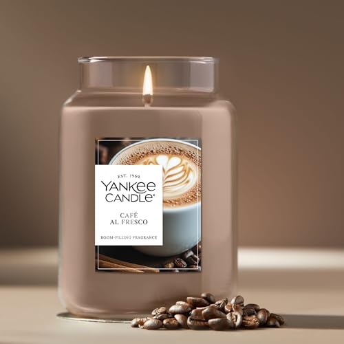 Yankee Candle Café al Fresco Scented Candle, 22oz Large Jar (Pack of 4)