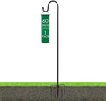 Ottsuls Shepherds Hooks for Outdoor - 60" Heavy Duty Bird Feeder Pole with 5 Prong Base, Adjustable Stand Hanger for Garden Plant, Hummingbird Feeder, Lantern Lights - Haning Wedding Decor (1 Pack)