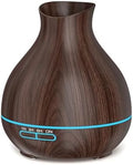 Aromatherapy Essential Oil Diffuser, 550ml Ultrasonic Fragrant Oil Large Room Humidifier, Diffusers for Home with Timer and Waterless Auto-Off, 7 Color LED Lights,Cool Mist Humidifiers