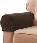 SUBRTEX Stretch Couch Arm Covers Set of 2, Non-Slip Sofa Armrest Slipcovers