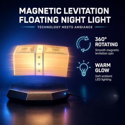 Magnetic Levitation Dollar Lamp Floating Money Lamp