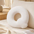 Letter Plush Pillow, Letter Hugging Throw Pillows, Decorative Initial Letter Shaped Throw Pillows for Bed Couch, Letter Pillows English Alphabet A to Z for Sofa Bedroom Living Room Decor (Q)