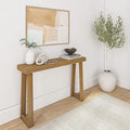 Plank+Beam Classic Console Table, 46 Inch, Pecan