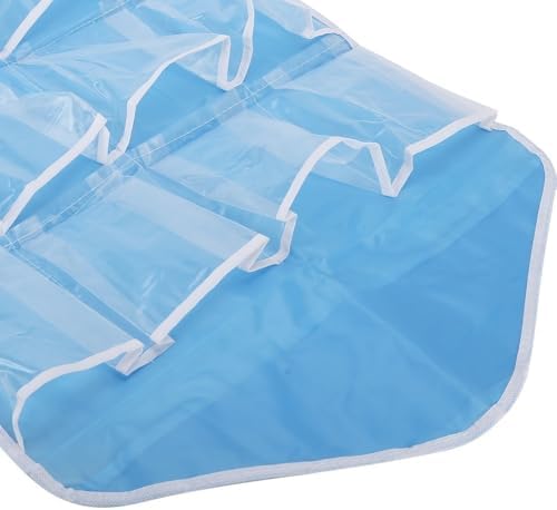Hanging Storage Organizer 16 Pockets - Over The Door Wall Organizer for Bedroom, Living Room, Waterproof Polyester Fabric(Blue)