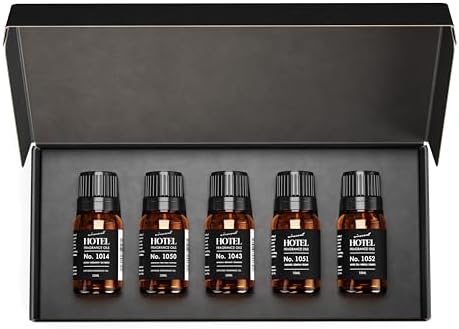 AirScent Hotel Diffuser Oil Gift Set - Iconic Hotel Scents 5 Pack - 10 mL