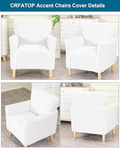 CRFATOP Accent Chair Cover, Stretch Armchair Slipcover for Living Room,A14