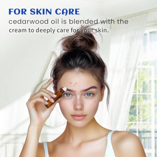 HIQILI Cedarwood Essential Oil for Hair, Skin & Diffuser
