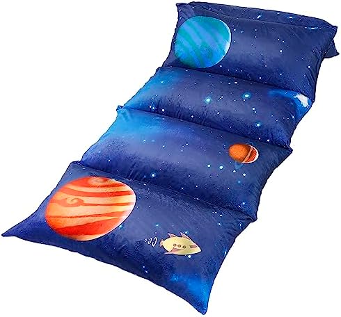 Butterfly Craze Floor Pillow Cover Plush Folding Lounger Bed Cushion Case