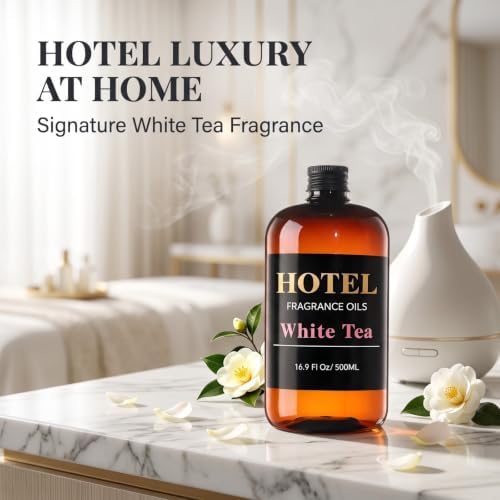 Hotel Diffuser - White Tea, Aloe Vera & Sandalwood - Hotel Scent Dupe - Premium Fragrance Oil for Ultrasonic and Waterless Diffusers and Crafting
