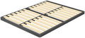 VIPSHOW 2 Inch Full Sag-Proof Wooden Slats Box Spring with Round Corners