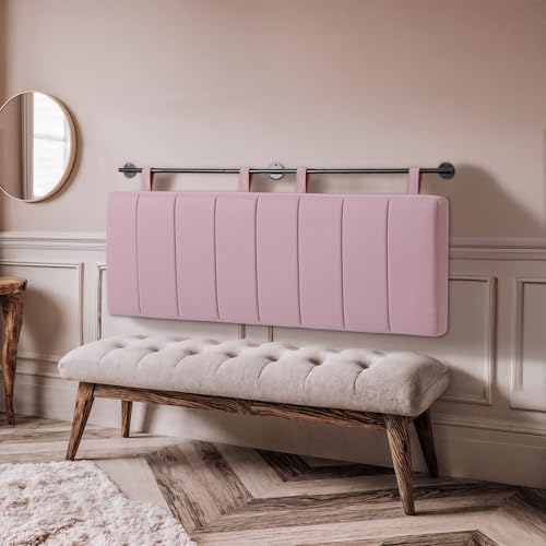 UEV King Headboard Only, Wall Mounted Hanging Upholstered Bed Head Board