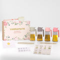 YARRAMATE Olive Oil Dispenser, 2 in 1 Oil Sprayer for Cooking, 17oz/500ml Glass Oil Spray Bottle with Pourer, Food-grade Oil Dispenser and Oil Sprayer for Kitchen, Salad, Frying (24_4pcs pinkset)