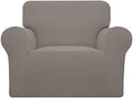Easy-Going Stretch Oversized Chair Slipcover with Arm Washable Taupe