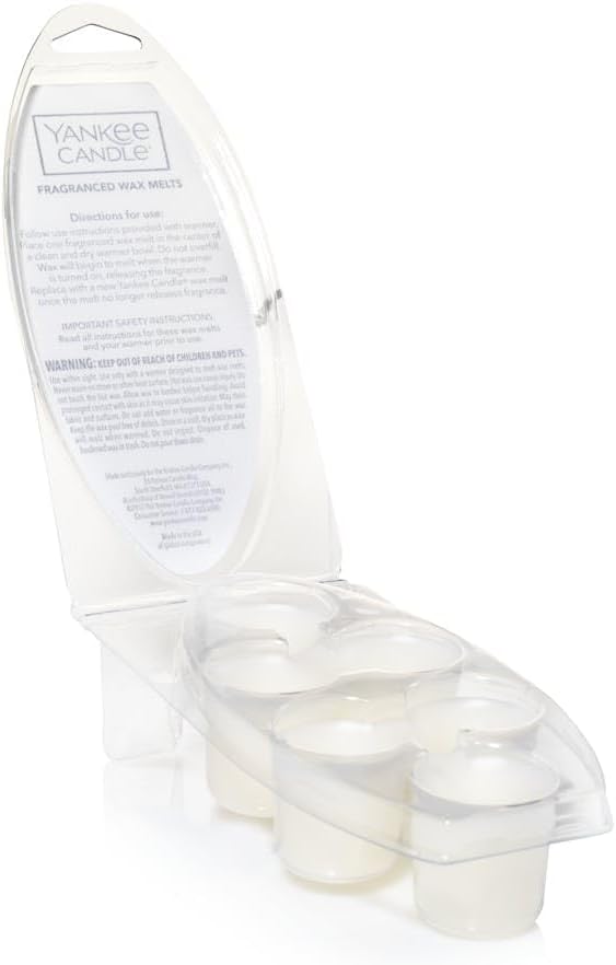 Yankee Candle Scented Wax Melts for Wax Warmers, Long Lasting Home Fragrance, Odor Eliminating Wax Cubes (Coconut Beach)