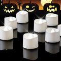 Homemory 12-Pack Flameless Tea Lights Candles Battery Operated, 200+ Hours
