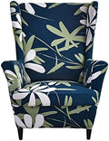 NILUOH Stretch Wingback Chair Slipcovers 2-Piece