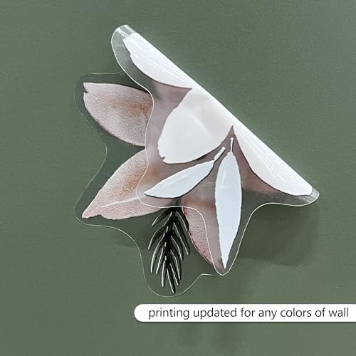 Boho Daisy Floral Wall Decals for Girls Room, Peel and Stick