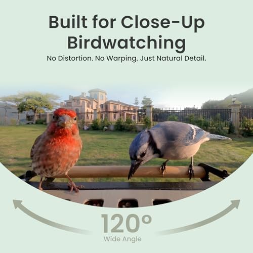 Smart Bird Feeder with Camera 4K, 2.4/5GHz Wi-Fi (Birdfy Metal 2 4K)
