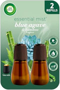 Air Wick Essential Mist Diffuser Oil Refill, Blue Agave & Bamboo, 2ct