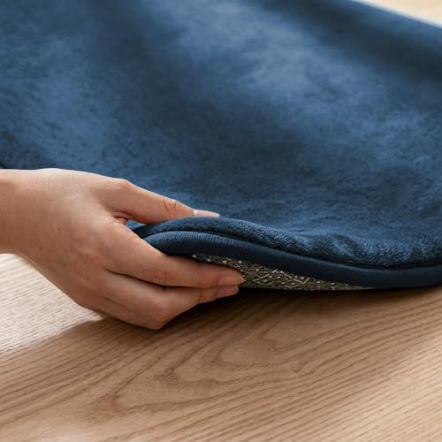 1.3" Thick Foam Play Mat, 39x59 Baby Floor Play Mat for Kids Blue