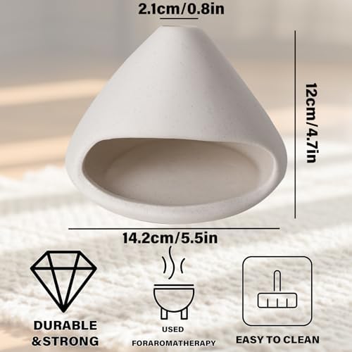Zongzi Ceramic Chiminea Palo Santo Burner,Decorative Ritual Incense Holder