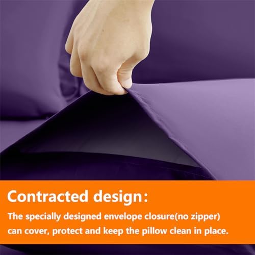 Purple King Comforter Set - 7 Pieces, Bed in a Bag Bedding Sets