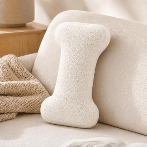 Letter Plush Pillow, Letter Hugging Throw Pillows, Decorative Initial Letter Shaped Throw Pillows for Bed Couch, Letter Pillows English Alphabet A to Z for Sofa Bedroom Living Room Decor (I)