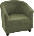 Eco-Ancheng Club Chair Slipcover Tub Chair Cover Stretch Armchair Covers