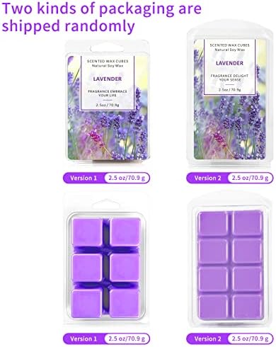 SCENTORINI Wax Melts, Scented Melts Cubes for Wax Warmers, 4 x 2.5 oz