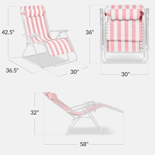 Best Choice Products Set of 2 Extra Wide Zero Gravity Chair Recliner