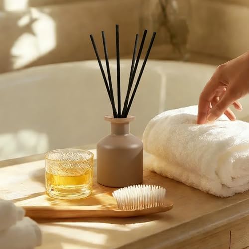 Reed Diffuser Set,Dewdrop Rose Scented Oil,100ml (3.38fl.oz)