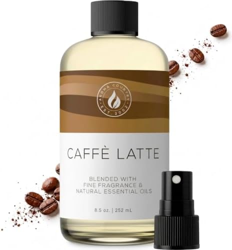 Aroma Country Coffee Latte Luxury Diffuser Oil Refill (8.5 Fl Oz)