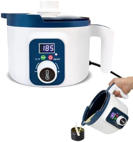 KQU Wax Melting Pot with Digital Temperature Control for Candle Soap Making