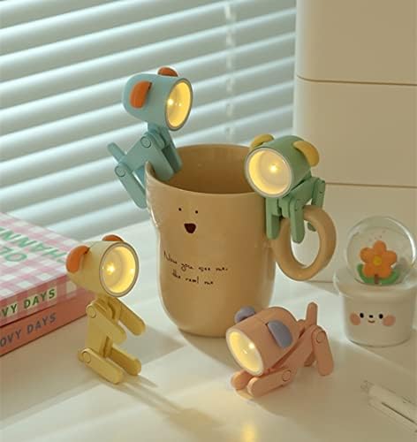 Cute Night Light for Kids, Mini Led Table Desk Lamp, Decorative Lamp Indoor Nightstand, Animal Pet Nightlights, Christmas Decorate Birthday Gifts for Children, Students (Dog 3 Colors-D)