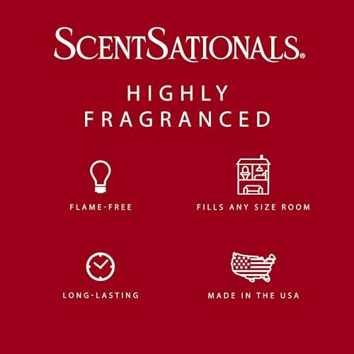 ScentSationals Cinnamon Apples Scented Fall Wax Melts 10oz (24 Cubes)