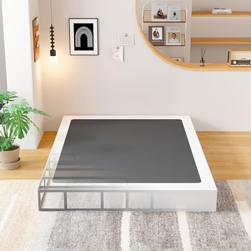 EMODA 9 Inch Queen Box Spring Heavy Duty Bed Base with Fabric Cover