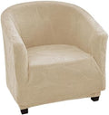 Eco-Ancheng Club Chair Slipcover Tub Chair Cover Stretch Armchair Covers