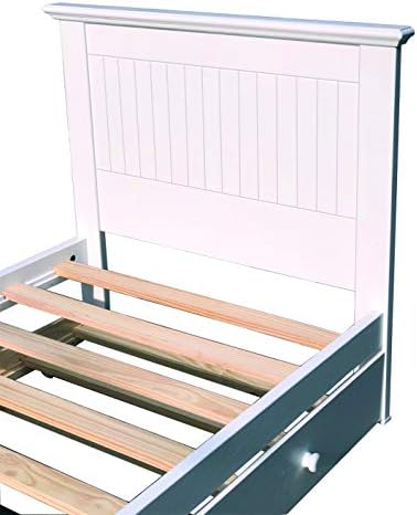 Bed Slats King Size 77 inches Solid Pine Wood Mattress Support Pack of 13 Count Replacement Spare Parts Custom Size Cutting Service (King 77 in, 77)