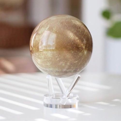 MOVA Globe - Mercury Signature (6") | Rotating Solar Planet Model with Realistic Surface Detail | No Wires or Batteries | Silent Motion Decor