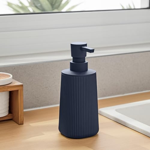 Small Soap Dispenser for Bathroom and Kitchen Matte Blue