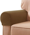 SUBRTEX Stretch Couch Arm Covers Set of 2, Non-Slip Sofa Armrest Slipcovers