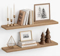 Elm Floating Shelves for Wall 36 Inch x 8 Deep, Long Wall Shelf for Bedroom