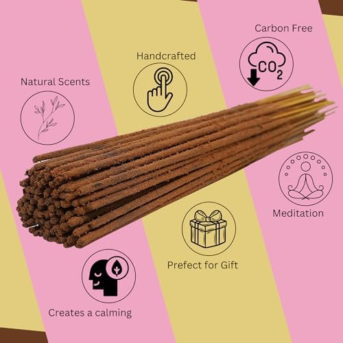 Bless-Organic-Black-Frankincense-Myrrh 100%-Natural-Handmade-Incense-Sticks