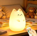 ShaArkMango Cat Night Light for Kids, Baby Nursery Night Lamp with Remote