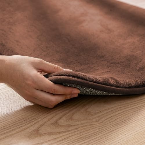 1.3" Thick Baby Floor Play Mat 50x50 Padded Foam Mat for Kids Brown